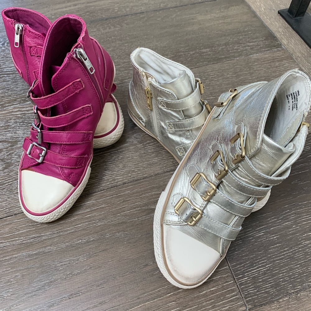 🆕TRENDY ASH SIZE ZIP BUCKLE SNEAKERS